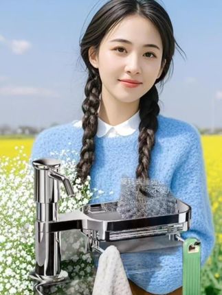 置物架洗洁精压取器厨房水槽皂液器延长器家用洗菜盆洗涤剂按压器#厨房好物 #强烈推荐 #生活好帮手 #厨房好帮手 @DOU+小助手