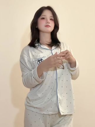 以后都穿睡衣好不好 #睡衣控 #圆脸 #肉肉女孩