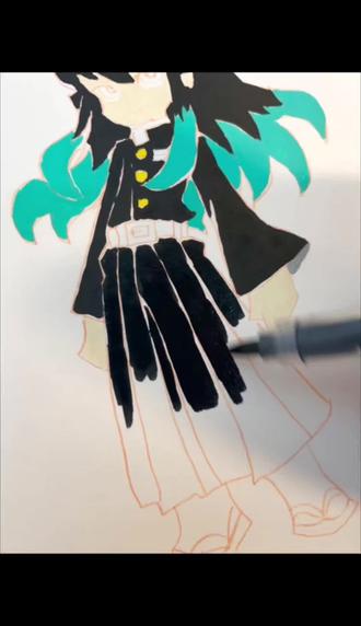 听说看透必赞是真的吗?! 无一郎的无是无限的无
这样的透透你们喜欢嘛#画画 #丙烯马克笔 #鬼灭之刃 #时透无一郎 #手绘