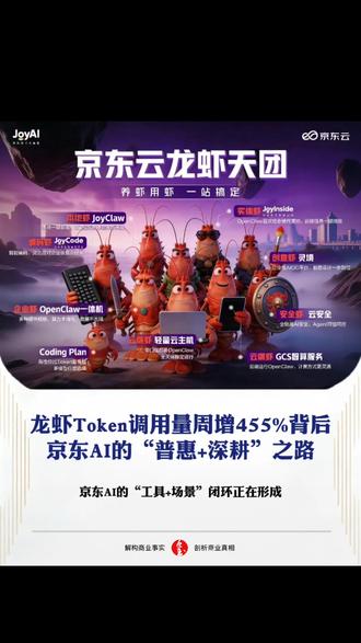 龙虾Token调用量周增455%背后,京东AI的“普惠+深耕”之路