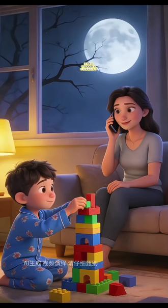 孩子们要乖乖睡觉,不能熬夜哦。不然会被大灰狼带走的。#大灰狼 #育儿经验分享 #安全教育 #宝妈带娃 #新手妈妈