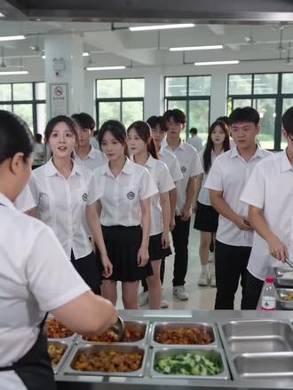 所有人打出jstcnb! #校园食堂 #ai #校园故事 #旧时同窗 #纯属娱乐