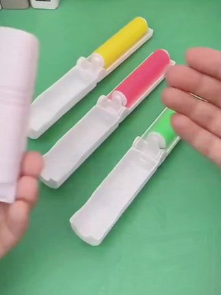 迷你可折叠可水洗粘毛器便携式衣物除毛器地毯床单毛刷
