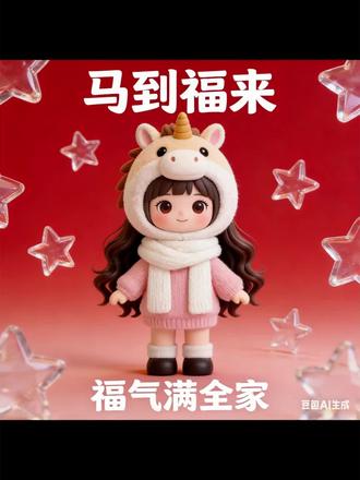 #豆包ai 变身小马玩偶 豆包指令 变身小马玩偶ai指令