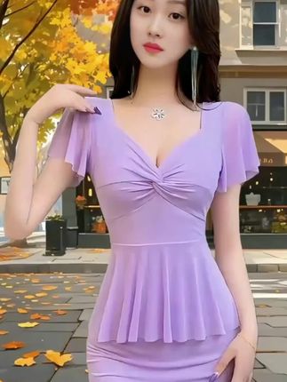 #连衣裙#辣妹必备#辣妹穿搭#洋气连衣裙#包臀裙