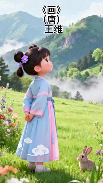 《画》
(唐)王维
远看山有色,近听水无声。
春去花还在,人来鸟不惊。
这首诗通过描写自然景物,赞叹了一幅画。前两句写山色分明,流水无声;后两句描述花开四季,鸟不怕人,四句诗构成了一幅完整的山水花鸟图。#热门话题🔥 #抖加小助手 #古诗词 #诗词