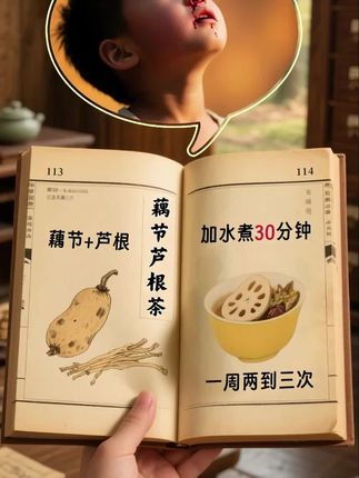 孩子经常流濞皿,家长收好这个汤。#藕节芦根汤原料 #孩子#儿童成长汤#儿童汤谱#食疗小妙招