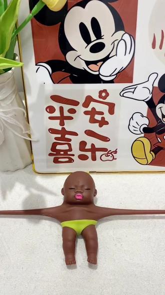 所以他叫#娜塔莎,还是娜莎塔 #解压玩具#黑人娃娃 #娜塔莎玩偶