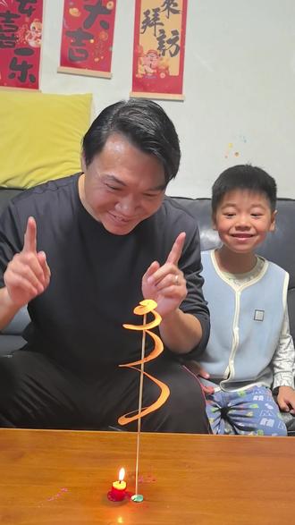 亲子实验:旋转的纸龙#亲子实验#亲子