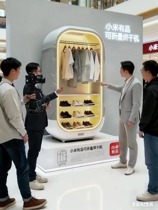 2025新款可折叠干衣机家用便携式烘干机大容量宿舍小型烘衣机杀菌