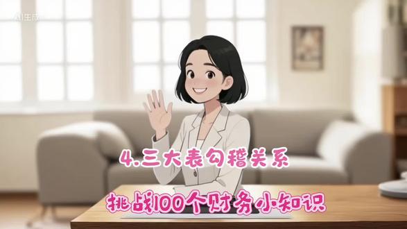 挑战100个财务小知识
4.三大报表的勾稽关系
#会计做账 #财务知识分享 #会计实操