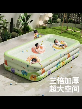 【怪兽】游泳池家用超级大号家用儿童充气泳池耐磨婴儿游泳桶戏水池#游泳池#家用游泳池#充气游泳池#家用游泳池推荐#游泳池分享@DOU+小助手
