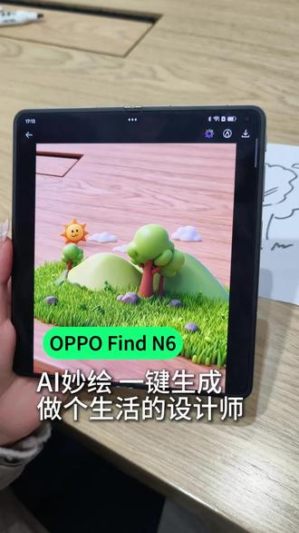一部手机,一位你的专属插画师#OPPOFindN6 #无感折痕看山东 #OPPO齐鲁 #一加15T #OPPOWatchX3