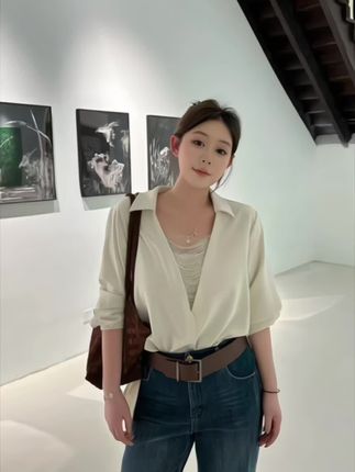 #高级感穿搭 #早秋不费力显贵穿搭 #简约穿搭 #衬衫控 #衬衫的多种穿法