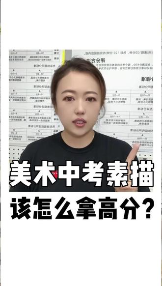 美术中考素描高分攻略:评分标准拆解,备战不迷路!
#美术中考 #艺术特长生 #中考美术专项素质测试 #素描备考 #佳翼中考美术