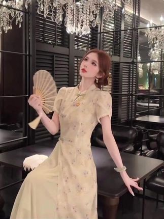 太美了!太惊艳了!性价比超高的旗袍裙!#用蹦蹦跳跳打开夏日甜妹穿搭 #夏季穿搭 #这也太好看了 #穿搭 #高级感穿搭