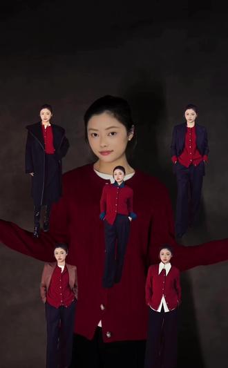 新春一衣多穿|安哥拉红羊绒衫搭配🔴
#新春穿搭 #一衣多穿 #红色系 #针织衫 #穿着得体是一种生活态度