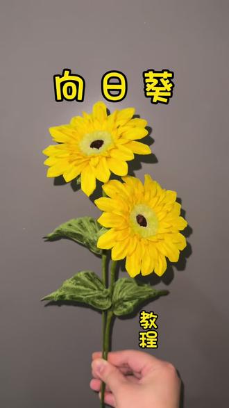 扭扭棒向日葵#扭扭棒 #扭扭棒手工 #扭扭棒向日葵 #真实生活分享计划
