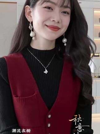 被追问无数次的小香风针织马甲,终于让我挖到了!2025全新款,穿上秒变时髦精。短款设计,轻松拉长腿部线条,搭配裙子,拿捏住慵懒感。   新中式风格,温柔又独特,穿上仿佛从画里走来。质感更是一绝,柔软肤,精致编织纹理搭配小巧纽扣,细节满分,贵气感直接拉满。无论是通勤、约会,还是周末出游,都能轻松驾驭。#小香风针织马甲 #2025新款 #新中式穿搭 #短款毛衣 #时尚马甲