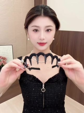 头饰发饰#高颅顶发箍 #修饰脸型#发箍这样戴好美 #爱了爱了