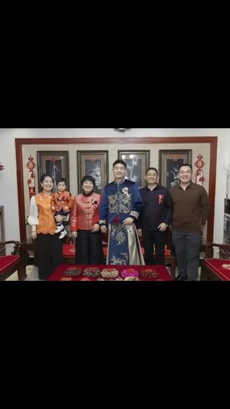 #AI舞蹈搀扶多人版#全家同框