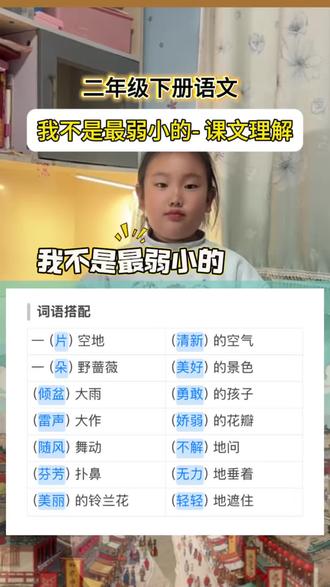 二下语文《我不是最弱小的》#小学语文 #语文知识点 #我不是最弱小的 #二下语文 #小学语文必考知识点盘点