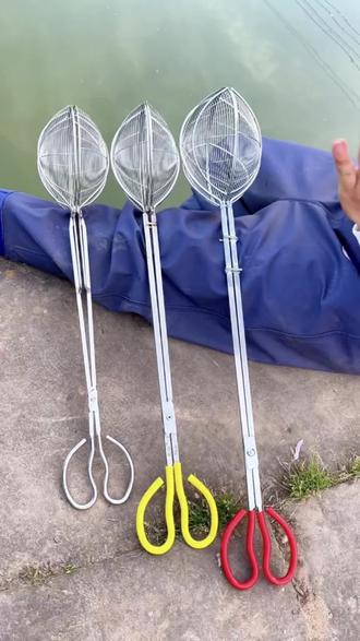 升级款第三代不锈钢夹鱼器户外抓鱼抓虾工具感和赶海多功能夹子#夹鱼器 #不锈钢夹鱼器 #多功能夹子 #户外抓鱼工具 #好物推荐