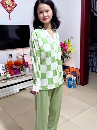 天气渐渐的变冷了,给自己买一套新睡衣穿穿吧#今日穿搭 #家居服睡衣 #穿搭分享
