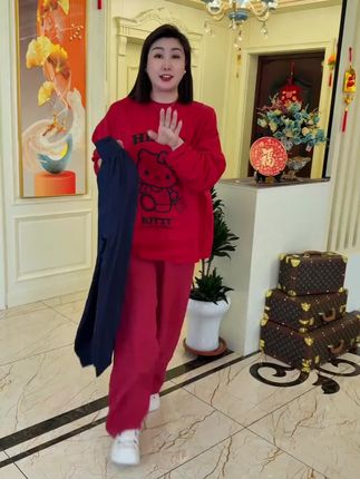 【针织卫裤】小猪托尼TABE 胖男童秋季棉柔舒适针织长裤加肥不勒#这个裤子谁穿谁好看