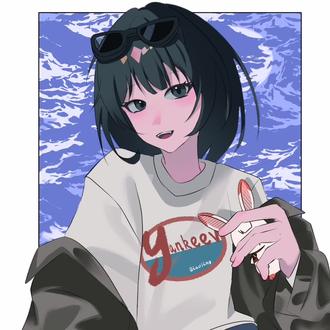 仿官方画风—乔苓,绘画过程 时光代理人