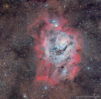 生日当天NASA在官网上发布的太空星空图