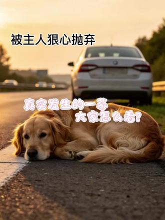 这么可爱的狗狗被主人狠心抛弃、大家怎么看?