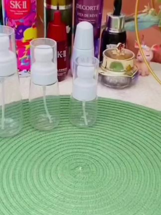 真空分装瓶真的是人性化设计!!!瓶瓶罐罐的不好带用它分装小巧又不会浪费贵贵的护肤品!!!#日常生活小妙招 #居家好物分享 #超好用 #家用好物 #居家必备