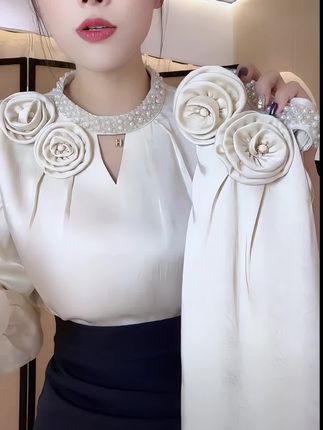 #早秋穿搭 #拼接上衣搭配