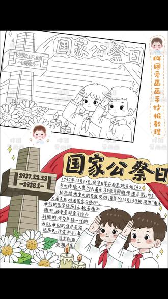 国家公祭日主题手抄报第三版完成了
铭记历史,吾辈自强
#绘画 #手抄报#画画#国家公祭日#铭记历史@抖音小助手