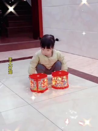 #【中秋投影灯笼】2025中秋发光投影灯笼手提led走马花灯diy实验