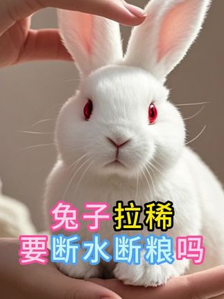 兔子拉稀要断水断粮吗#小兔子 #萌宠 #科学养宠