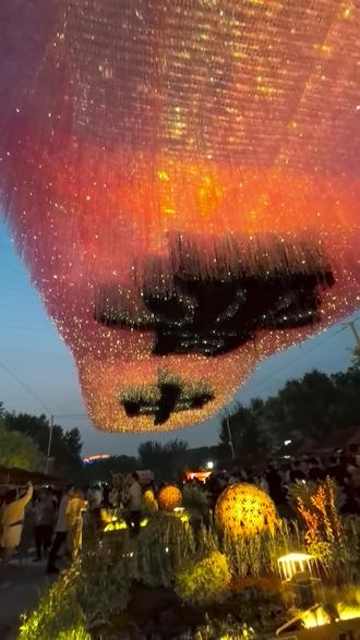 大美晋商公园#灯光秀 #小吃 #公园散步随拍 #莲花 #游船