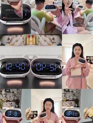 闹钟2025新款学生专用起床神器家用智能语音儿童小学生高中生时钟#实用好物 #家居必备 #好物分享