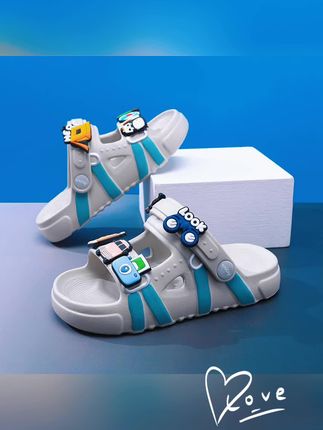 儿童凉拖鞋男童拖鞋2025夏季新款防滑女童凉鞋男孩宝宝外穿沙滩鞋#儿童拖鞋#防滑耐磨 #沙滩鞋#男童拖鞋