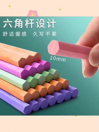 #强烈推荐 晨光粉笔老师无尘大号彩色粉笔儿童黑板报幼儿园涂鸦粉笔教学专用#快来看看 #每日分享 #好物推荐🔥 #解压视频
