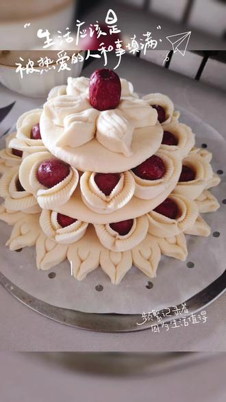 #纯手工制作美食枣 花糕打起来