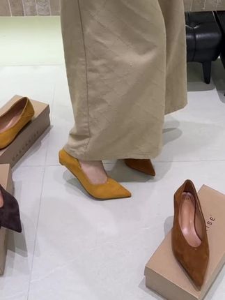 #一脚蹬 #新款女鞋 #浅口内增高单鞋#软底小单鞋 #秋季新款