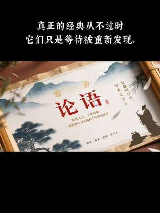 真正的经典从不过时,它们只是等待被重新发现。高一必读推荐《论语译注》#经典 #论语解读 #高中必读名著
