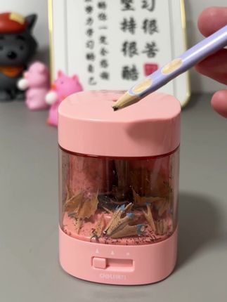 得力的电动削笔器,很好用#文具安利 #电动卷笔刀
