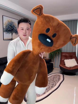 是哪个幸福的小朋友已经收到了男朋友送的憨豆先生的小熊! 原来是我啊~#憨豆先生#毛绒玩具 #玩偶 #惊喜 #惊喜跟礼物都是来自爱你的人