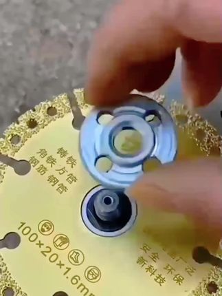 金刚砂耐磨切割片100型钎焊片,角磨机高效金切铁王锯片,切割高效快速#高性能实用工具 #切割片 #高效率五金工具
