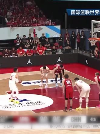 2月26日,在日本冲绳举行的2027年国际篮联篮球世界杯亚洲区预选赛第一阶段B组比赛中,中国队战胜日本队,继续加油!#竞技体育 #比赛现场 #篮球 #国际篮联篮球世界杯