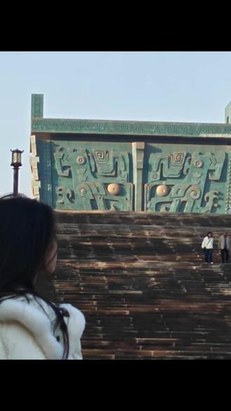 傩园漫步,邂逅千年非遗#中国傩园#傩面具 #傩鼎 #南昌景观