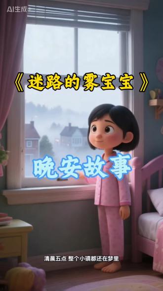 今日晚安故事分享《迷路的雾宝宝》#抖音合集升级计划#dou上热门 #儿童故事 #晚安故事 #亲子教育